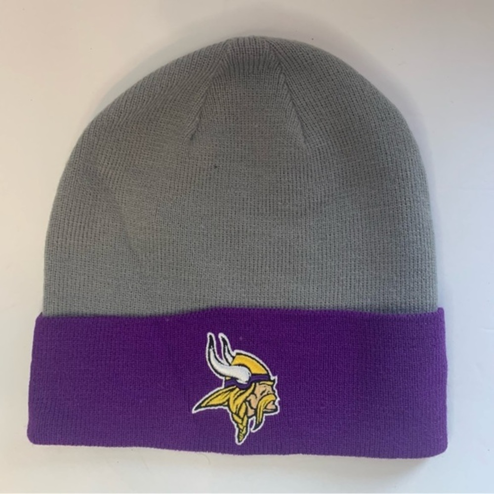 Vikings NFL team logo beanie stocking hat Tabogan